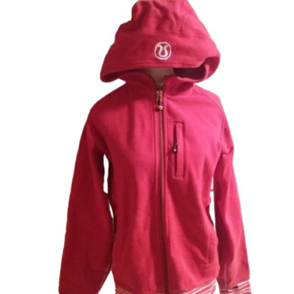 lululemon athletica Other - Lululemon Men's Size S Cheer Gear Collection Zip Up Hoodie/ Jacket Red &…